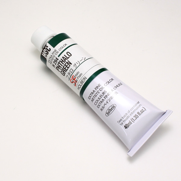 ホルベイン油絵具 H294 オリエンタルグリーン(旧:フタログリーン) (9号)