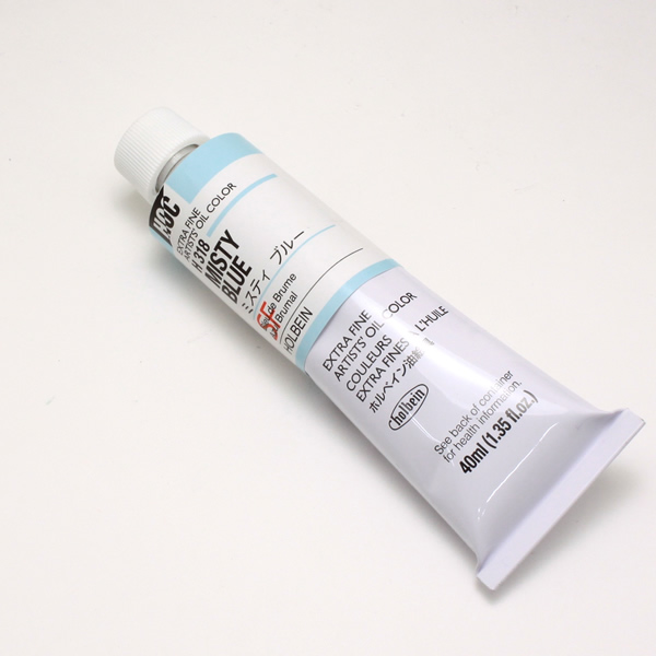 ホルベイン油絵具 H318 ミスティブルー (9号)