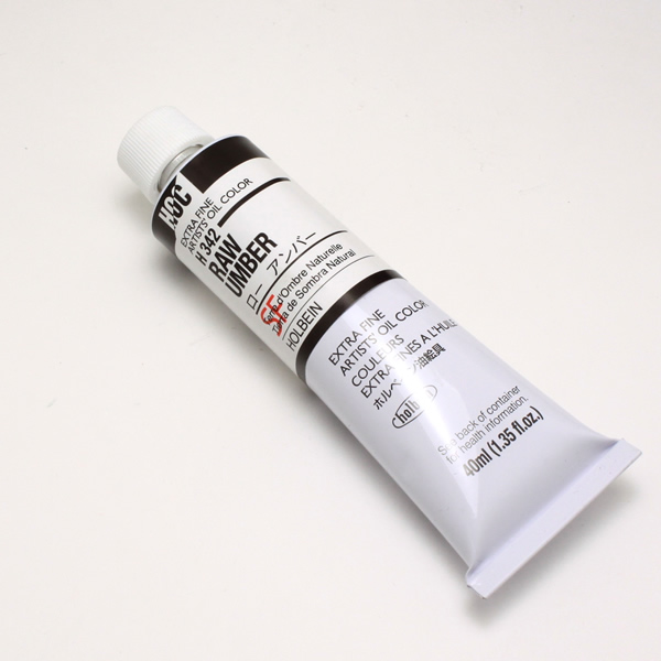 ホルベイン油絵具 H342 ローアンバー (9号)