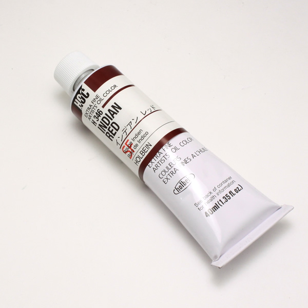 ホルベイン油絵具 H346 インデアンレッド (9号)