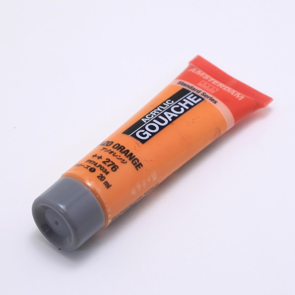 アムステルダムアクリリックガッシュ20ml アゾオレンジ