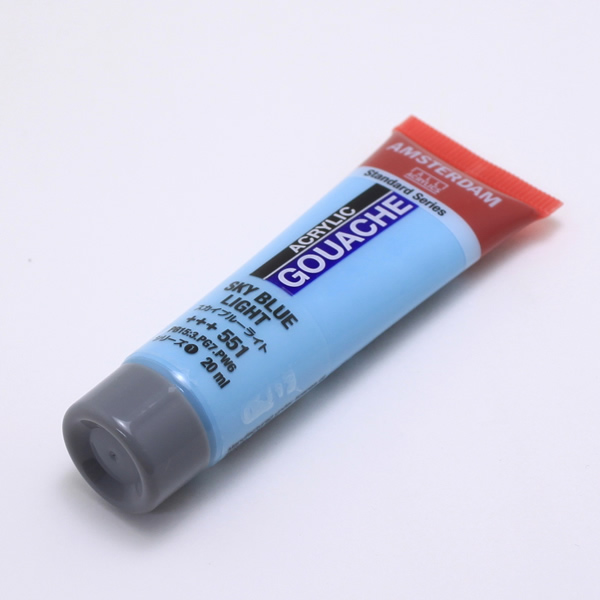 アムステルダムアクリリックガッシュ20ml スカイブルーライト