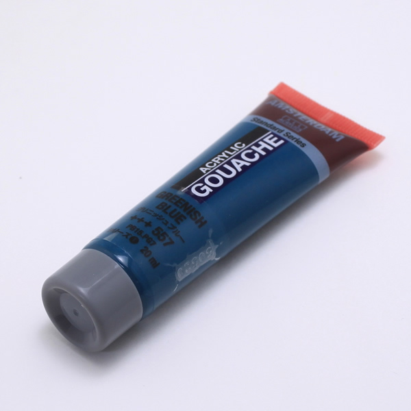 【廃色・在庫限り】アムステルダムアクリリックガッシュ20ml グリニッシュブルー