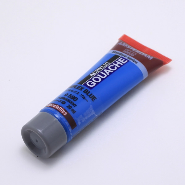 【廃色・在庫限り】アムステルダムアクリリックガッシュ20ml リフレックス ブルー