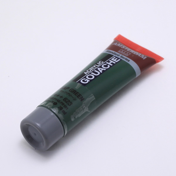 アムステルダムアクリリックガッシュ20ml サップグリーン