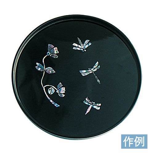 黒生地(無塗装) 7寸丸盆