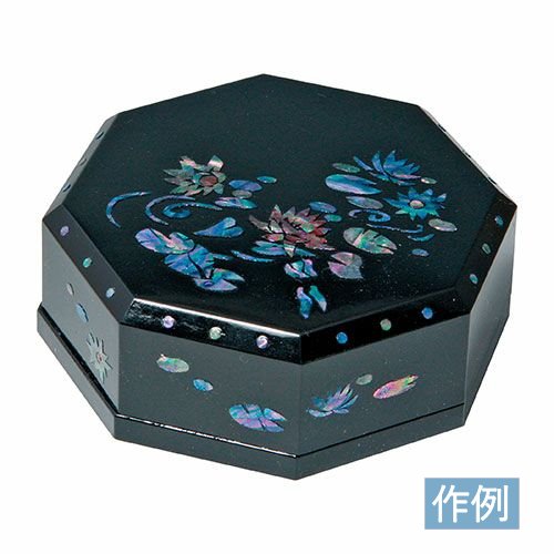 黒生地(無塗装) 八角小箱