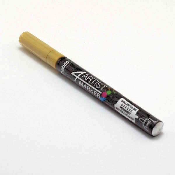 4ARTISTMARKER　2mmラウンド ゴールド