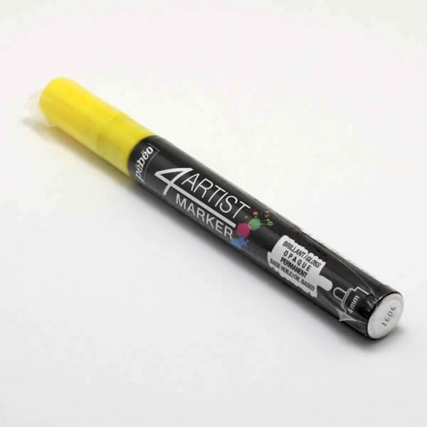 4ARTISTMARKER　4mmラウンド イエロー