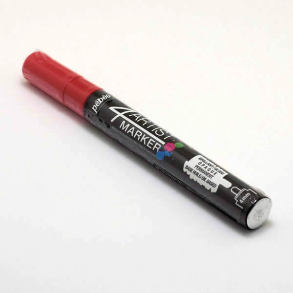 4ARTISTMARKER　4mmラウンド レッド