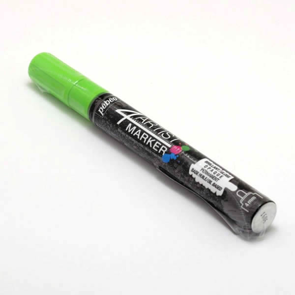 4ARTISTMARKER　4mmラウンド ライトグリーン