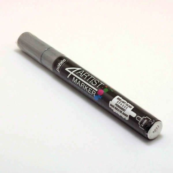 4ARTISTMARKER　4mmラウンド シルバー