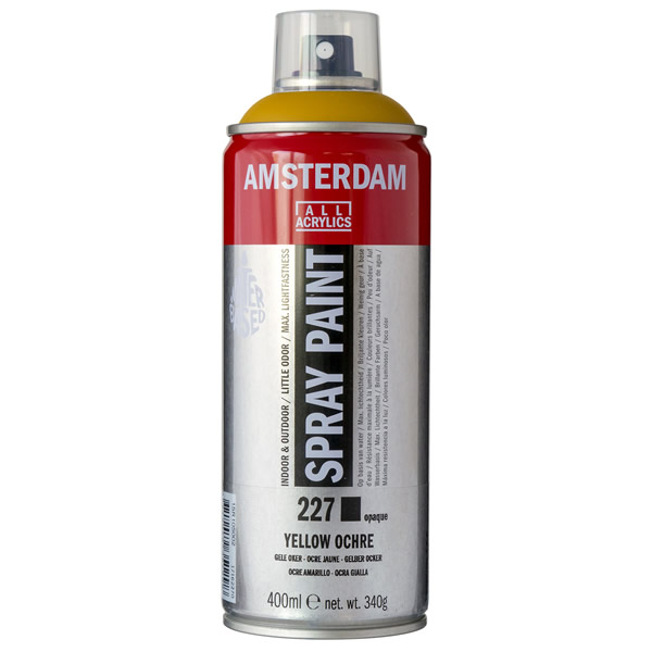 アムステルダムスプレーペイント400ml 227 イエローオーカー