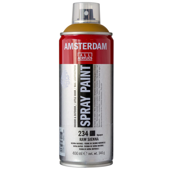 アムステルダムスプレーペイント400ml 234 ローシェンナ