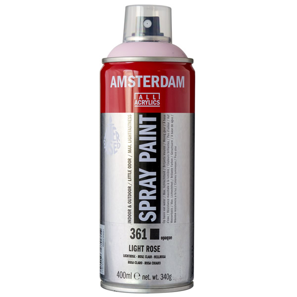アムステルダムスプレーペイント400ml 361 ライトローズ