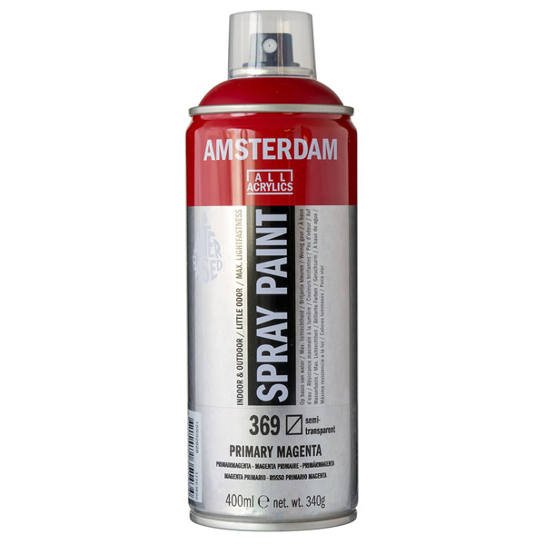 アムステルダムスプレーペイント400ml 369 プライマリーマゼンタ