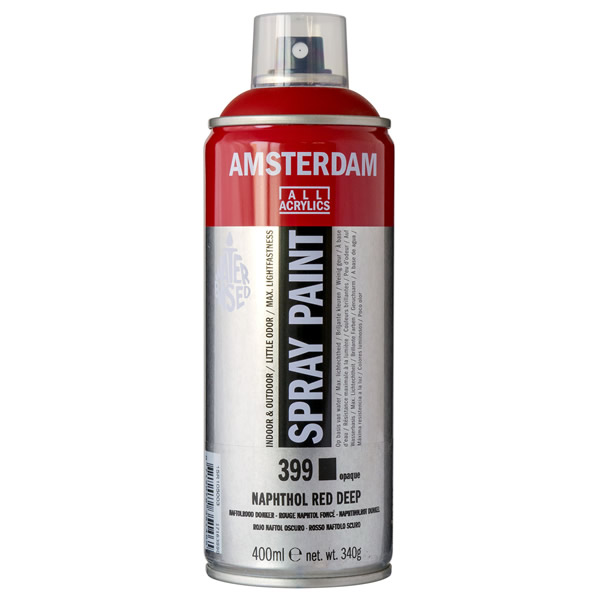 アムステルダムスプレーペイント400ml 399 ナフトールレッドディープ