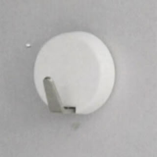 まるフック 2個入 ホワイト
