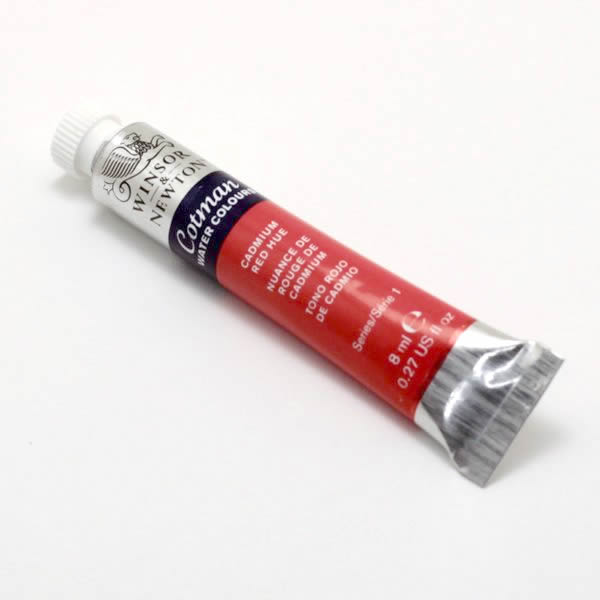 コットマンウォーターカラー 8ml 095 カドミウムレッドヒュー