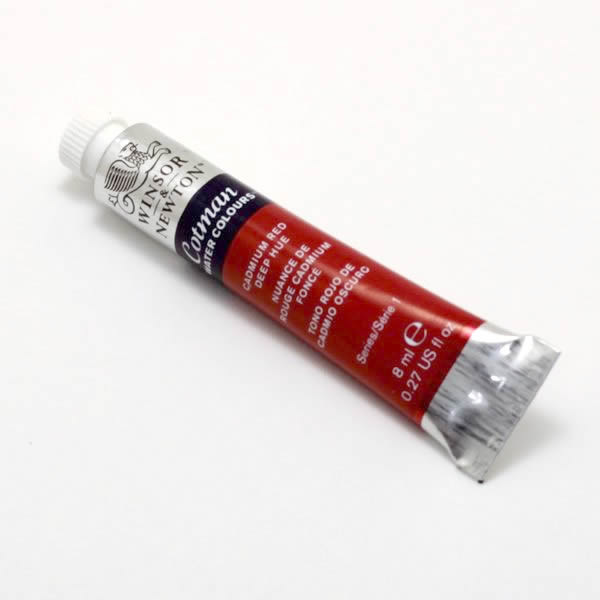 コットマンウォーターカラー 8ml 098 カドミウムレッドディープヒュー