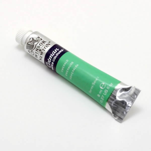 コットマンウォーターカラー 8ml 235 エメラルド