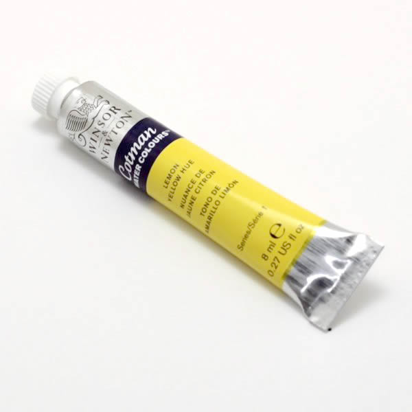 コットマンウォーターカラー 8ml 346 レモンイエローヒュー