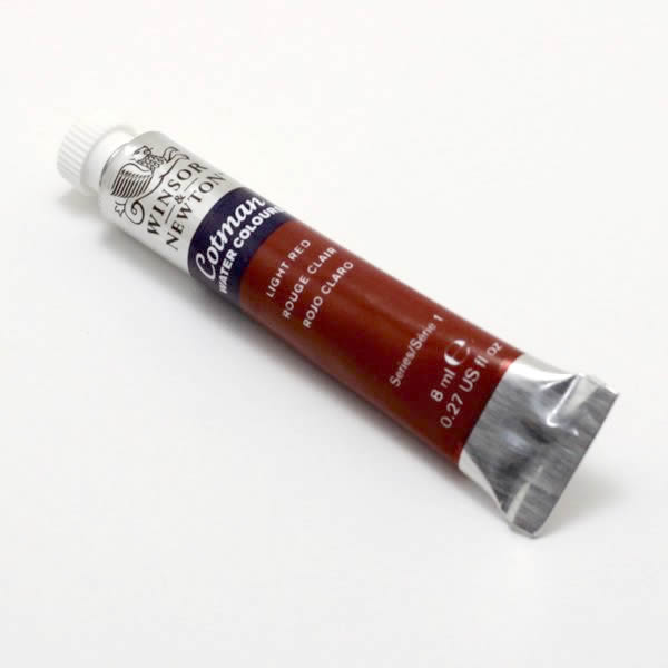 コットマンウォーターカラー 8ml 362 ライトレッド