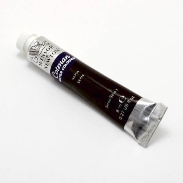 コットマンウォーターカラー 8ml 609 セピア