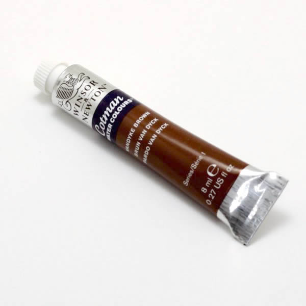 コットマンウォーターカラー 8ml 676 バンダイクブラウン