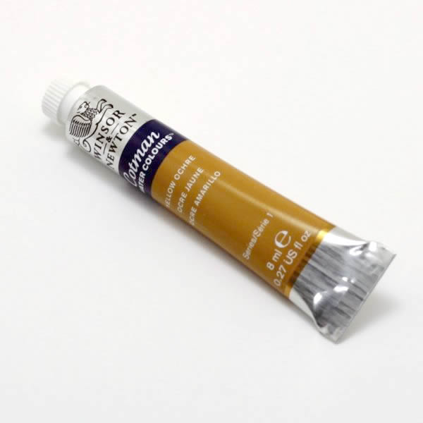 コットマンウォーターカラー 8ml 744 イエローオーカー