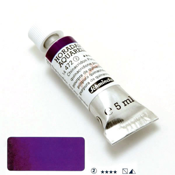 ホラダム水彩絵具 472 キナクリドンパープル(5ml)