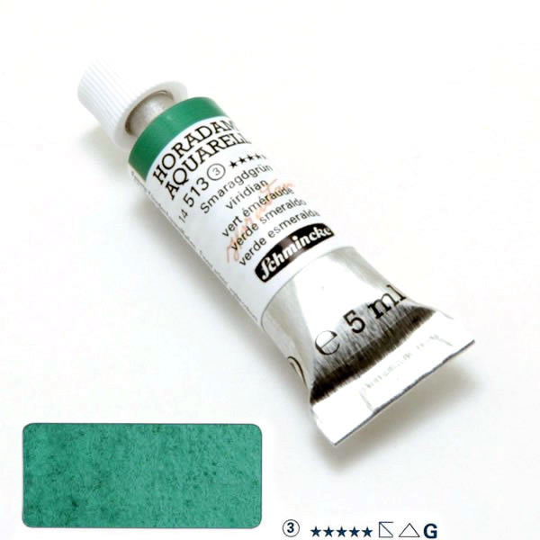 ホラダム水彩絵具 513 ビリジアン(5ml)
