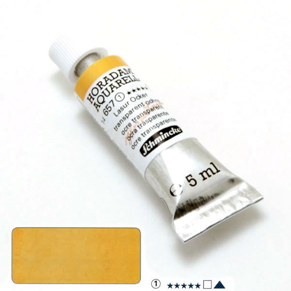 ホラダム水彩絵具 657 トランスペアレントオーカー(5ml)