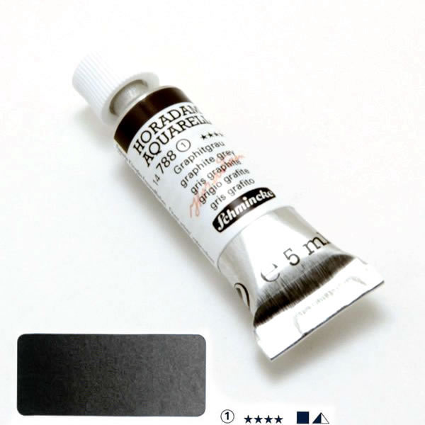 ホラダム水彩絵具 788 グラファイトグレー(5ml)
