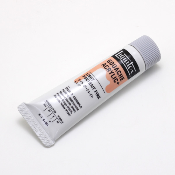 リキテックス ガッシュプラス 20ml ライトポートレートピンク