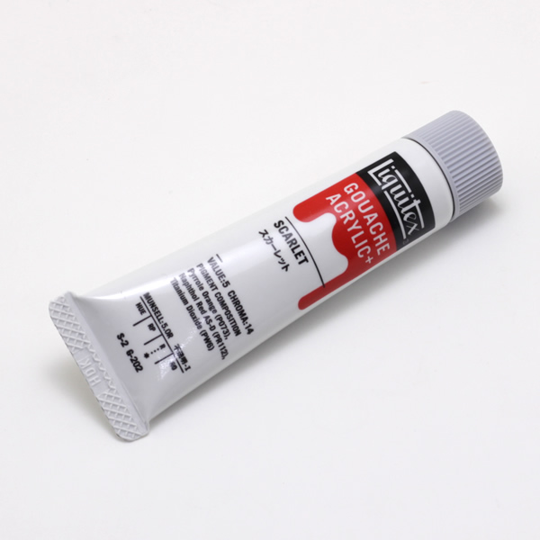 リキテックス ガッシュプラス 20ml スカーレット
