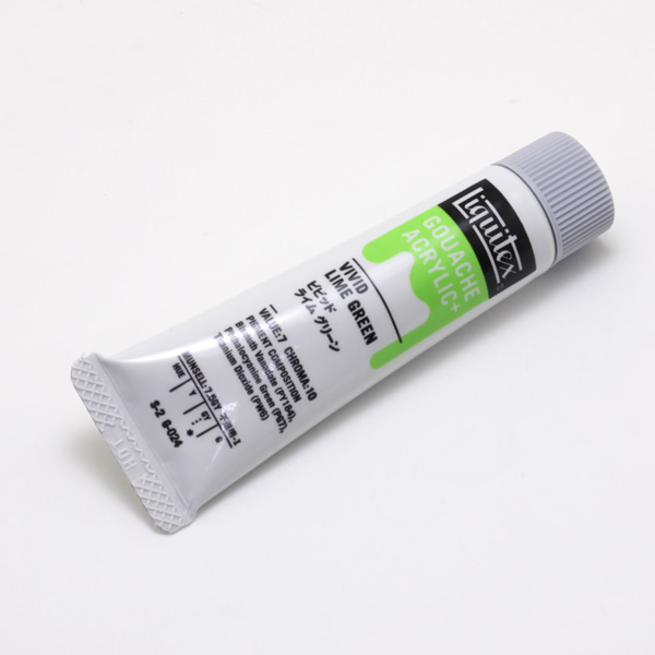 リキテックス ガッシュプラス 20ml ビビッド ライム グリーン