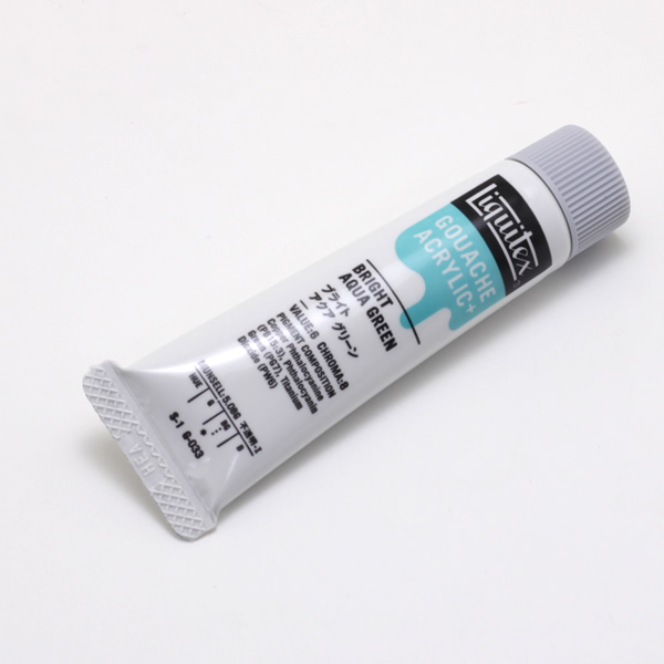 リキテックス ガッシュプラス 20ml ブライト アクア グリーン