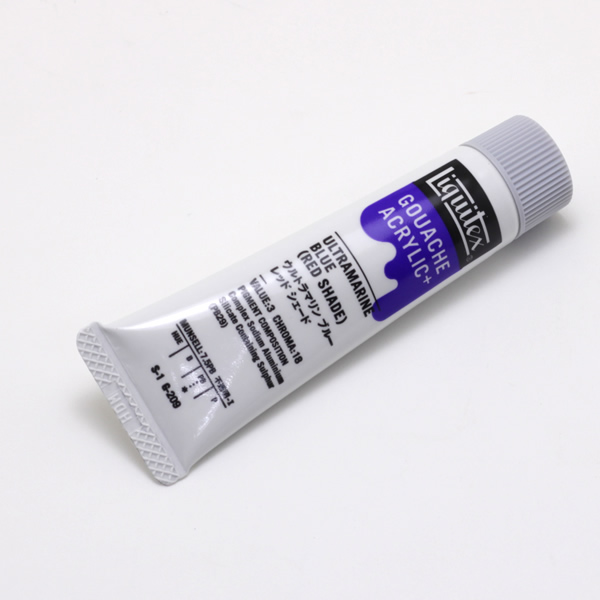 リキテックス ガッシュプラス 20ml ウルトラマリンブルーレッドシェード