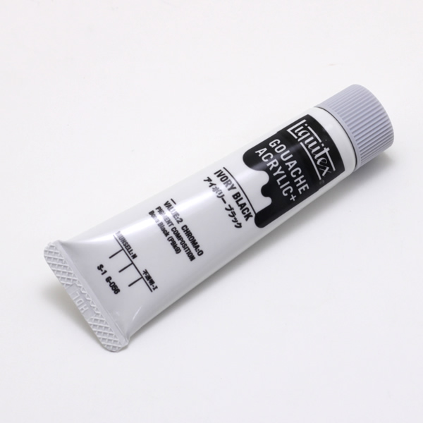 リキテックス ガッシュプラス 20ml アイボリー ブラック