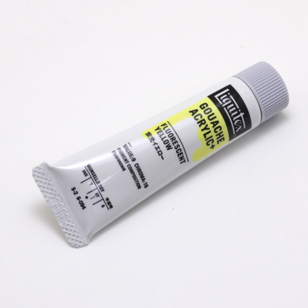 リキテックス ガッシュプラス 20ml 蛍光イエロー