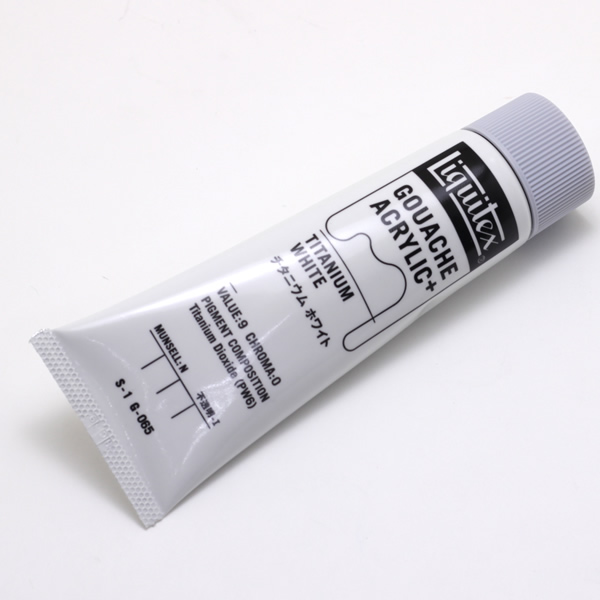 リキテックス ガッシュプラス 2oz(60ml) チタニウム ホワイト