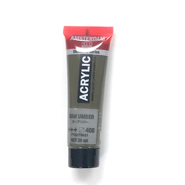 アムステルダムアクリリックカラー20ml 408 ローアンバー