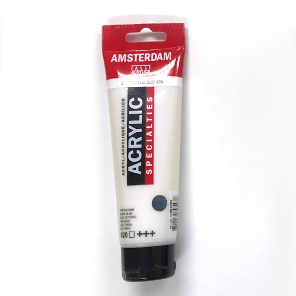 アムステルダムアクリリックカラー120ml 820パールブルー