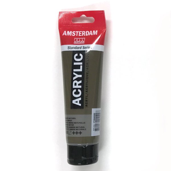 アムステルダムアクリリックカラー120ml 408ローアンバー
