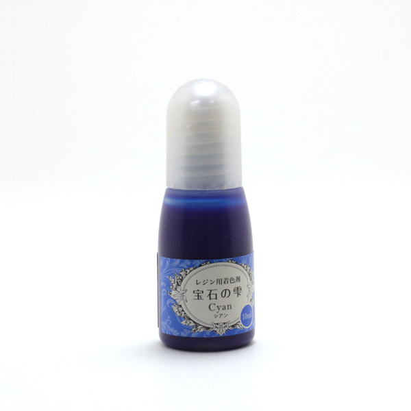レジン用着色剤 宝石の雫 10ml シアン