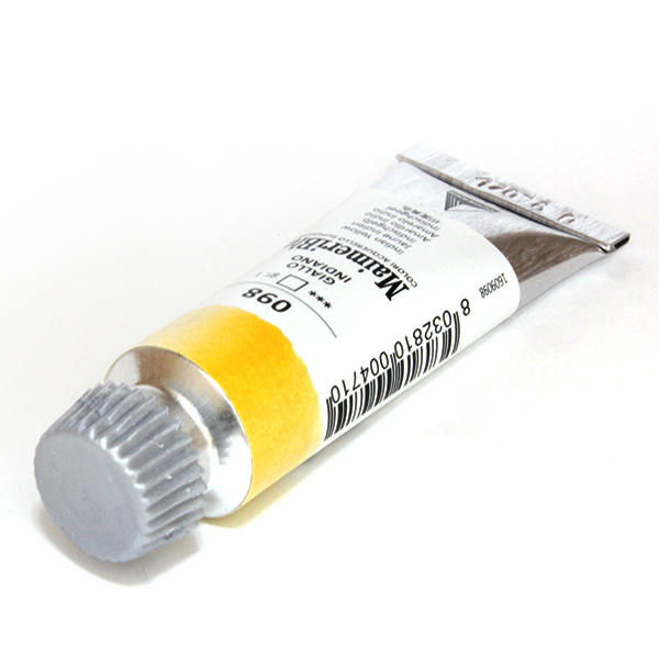 マイメリブルー水彩絵具 098インディアンイエロー(12ml)