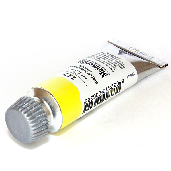 マイメリブルー水彩絵具 112パーマネントイエローレモン(12ml)