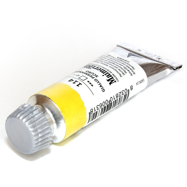 マイメリブルー水彩絵具 114パーマネントイエローディープ(12ml)