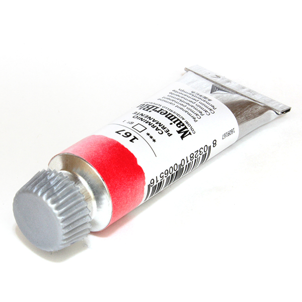 マイメリブルー水彩絵具 167パーマネントカーマイン(12ml)